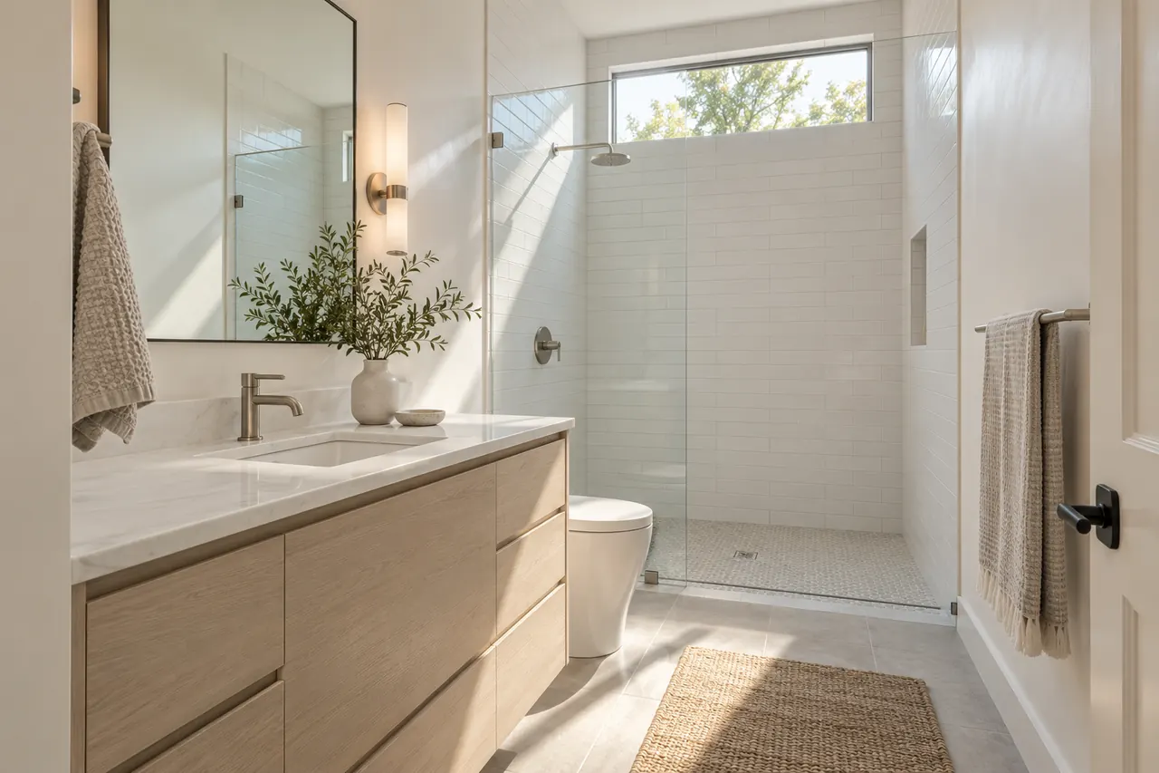 shower remodeling concept · Cedar Hill