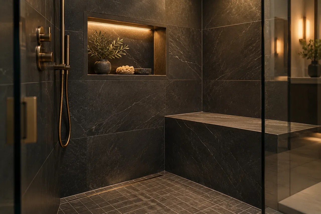 shower remodeling concept · Cedar Hill