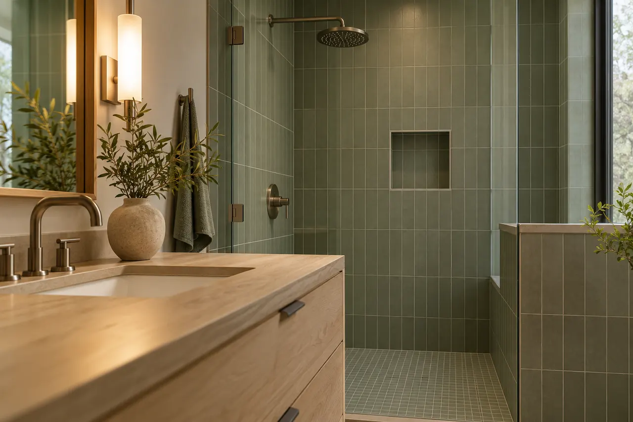 shower remodeling concept · Cedar Hill
