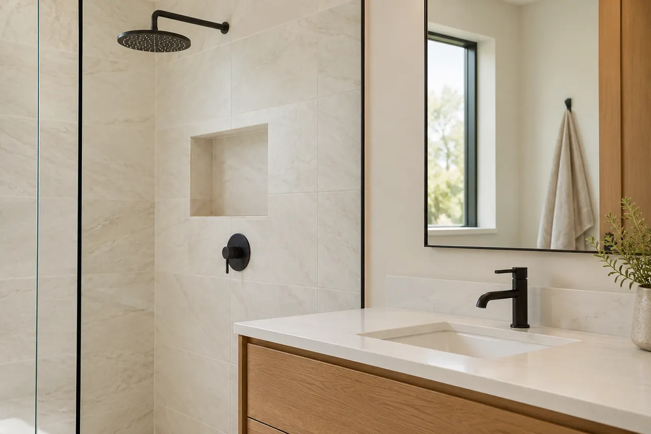 shower remodeling concept · Cedar Hill