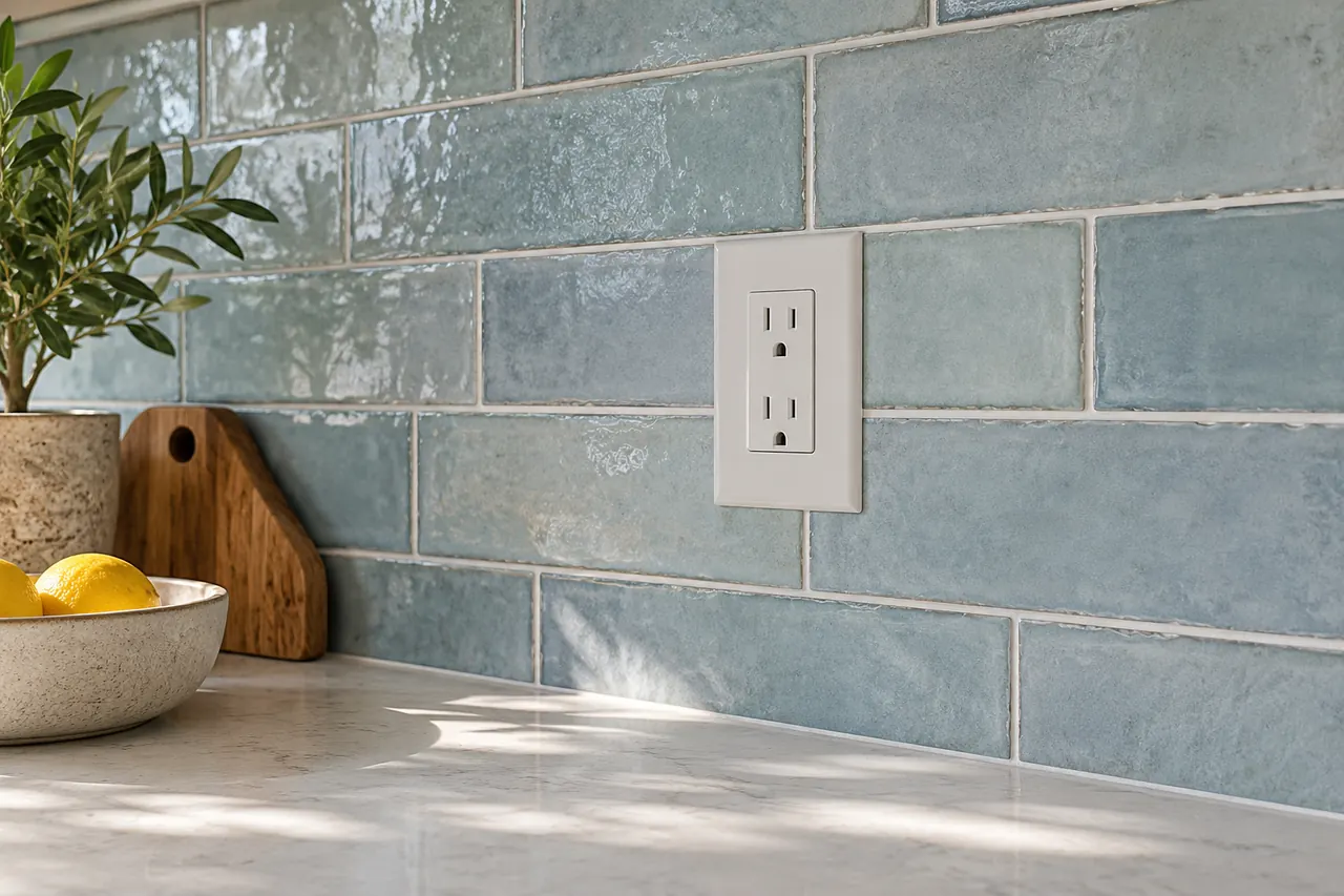 backsplash installation concept · Colleyville