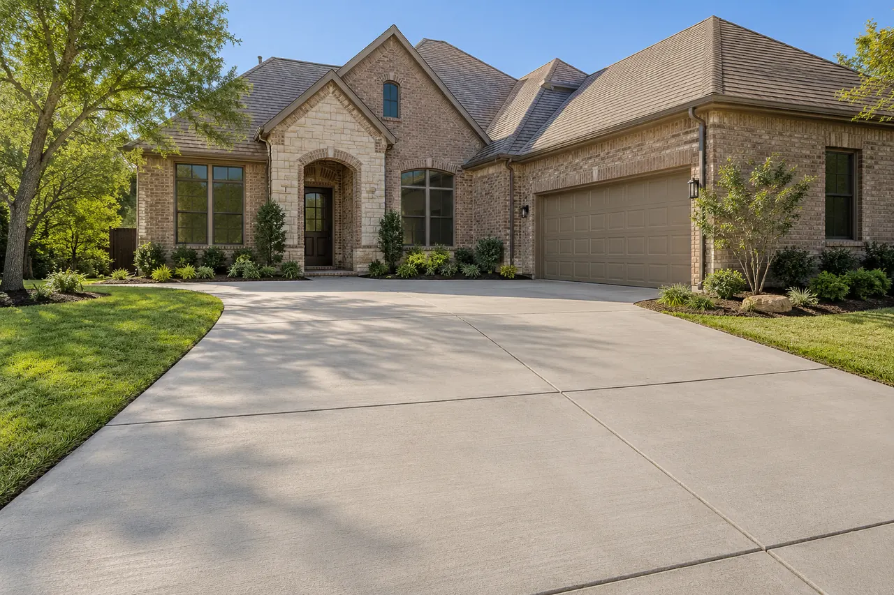 concrete driveways concept · Colleyville