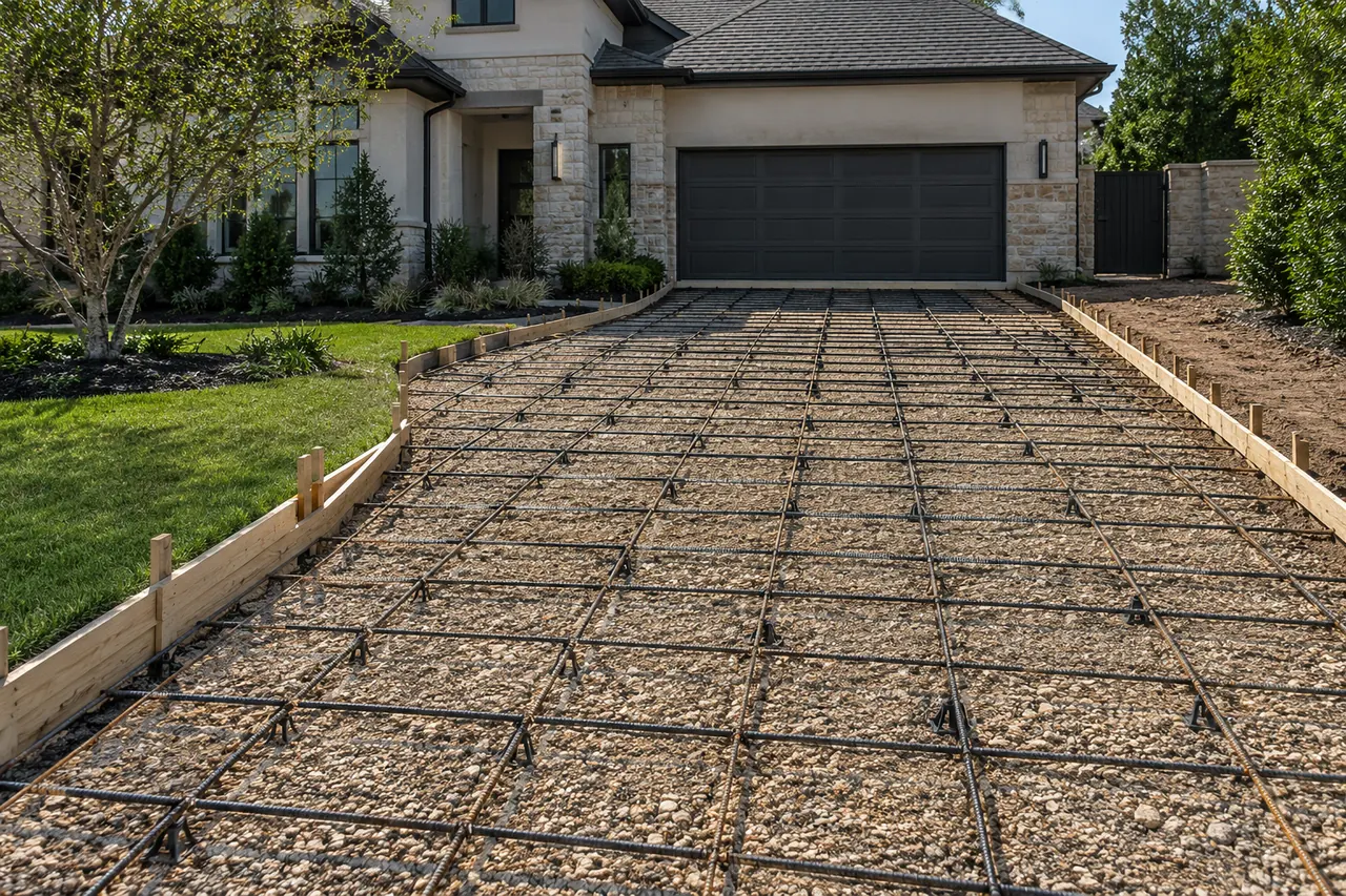 concrete driveways concept · Colleyville