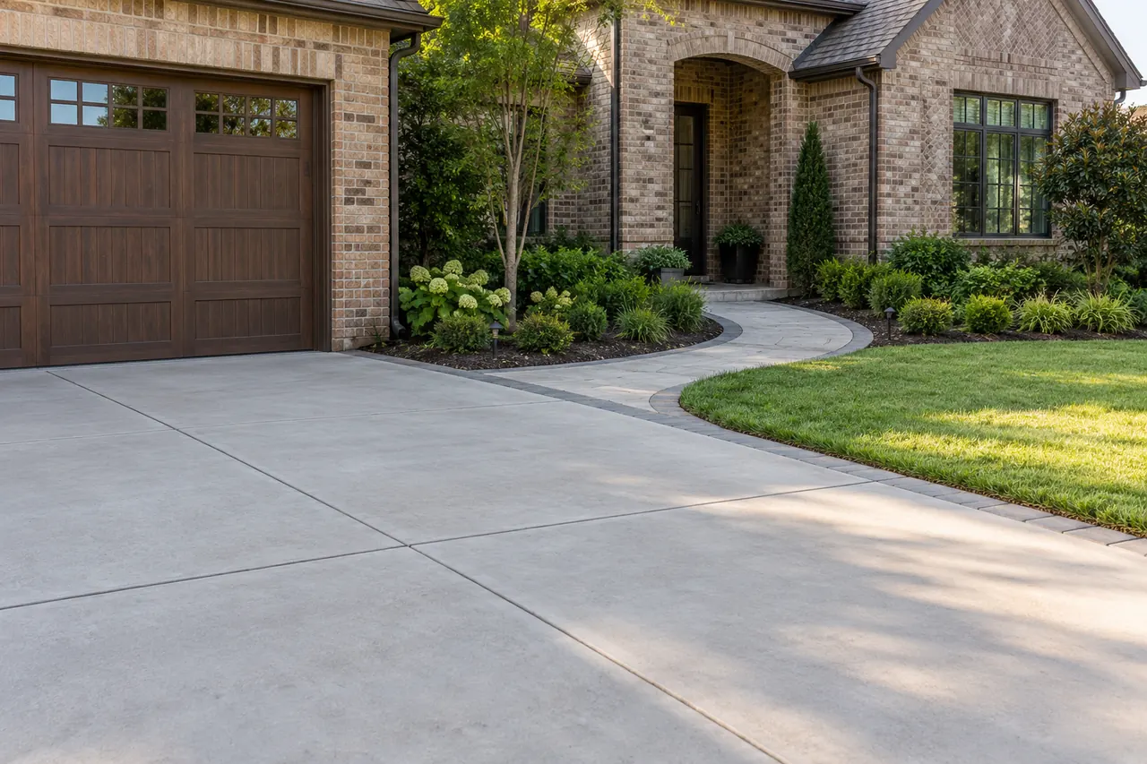concrete driveways concept · Colleyville