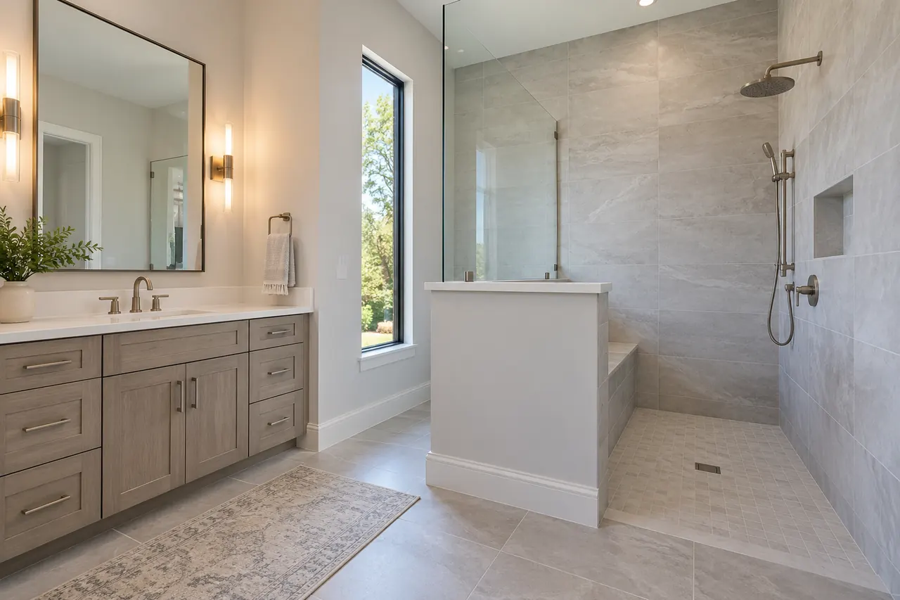 shower remodeling concept · Colleyville
