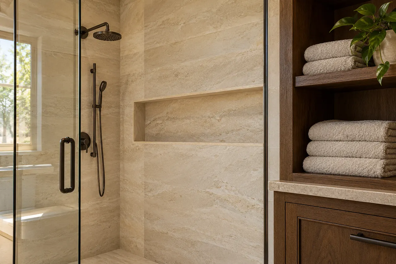 shower remodeling concept · Colleyville