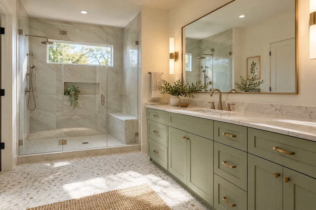 shower remodeling concept · Colleyville