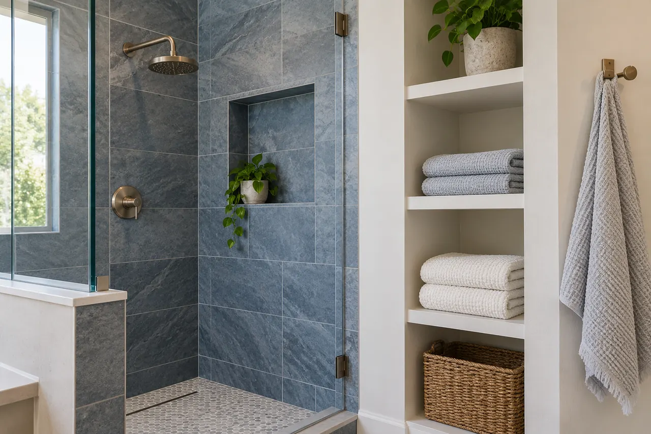 shower remodeling concept · Colleyville