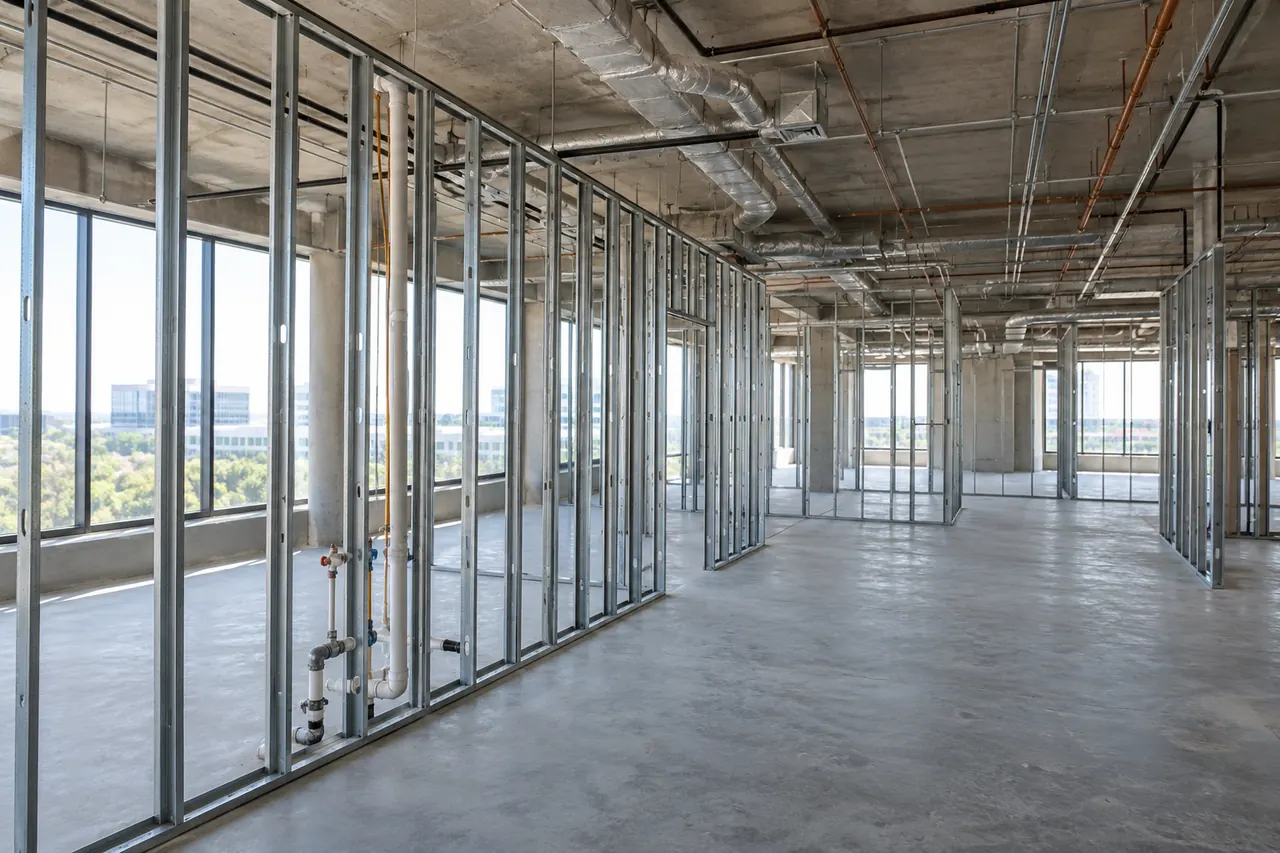Commercial construction concept · Irving