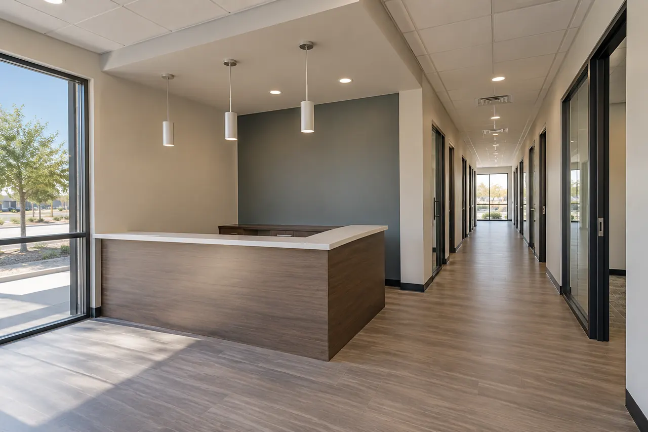 Commercial construction concept · Irving