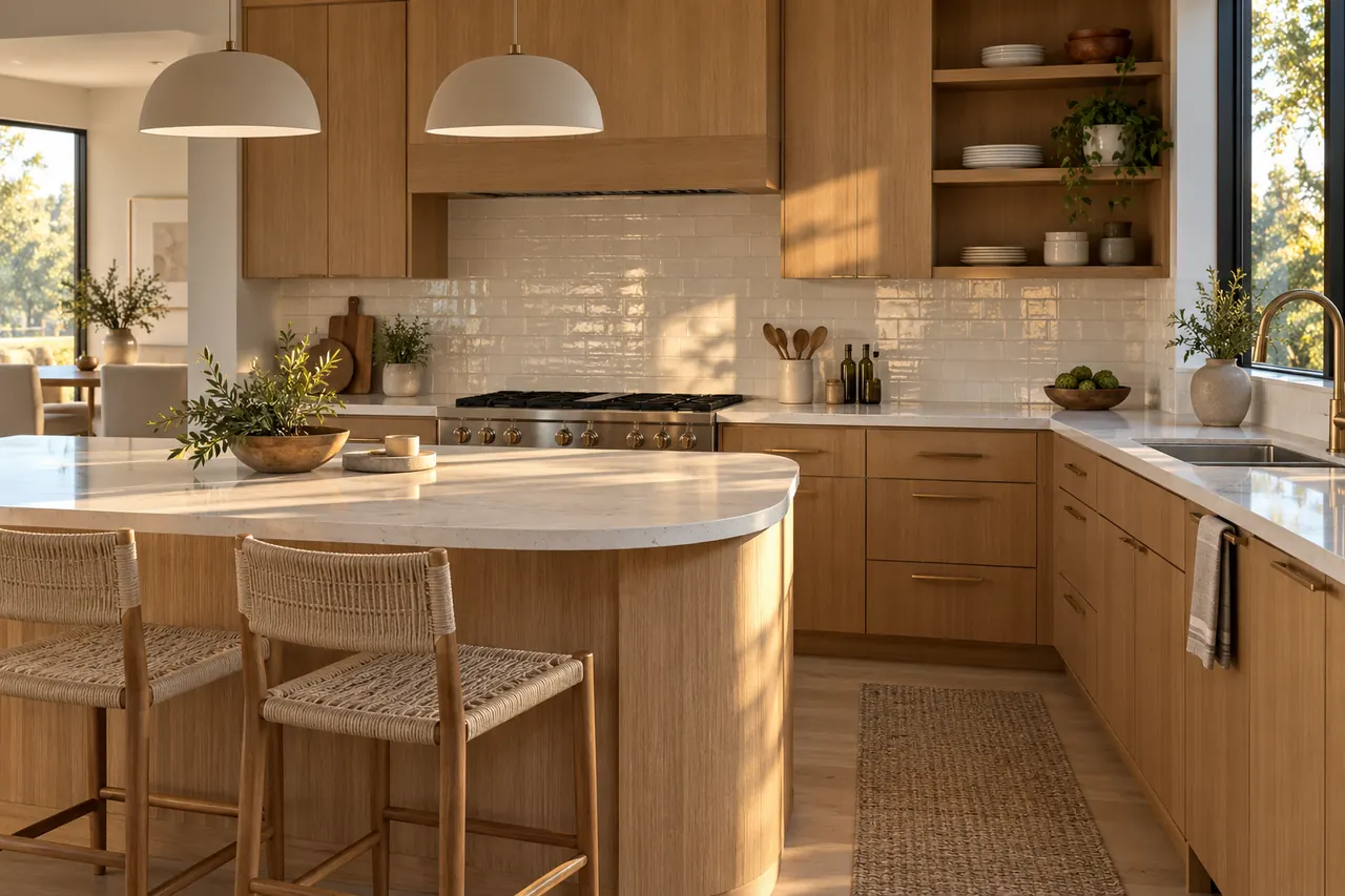 backsplash installation concept · Coppell