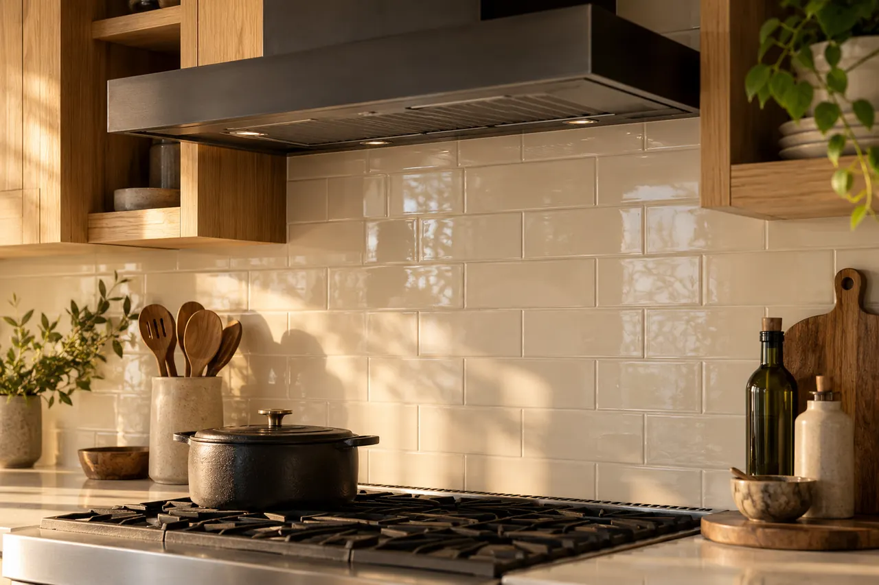backsplash installation concept · Coppell