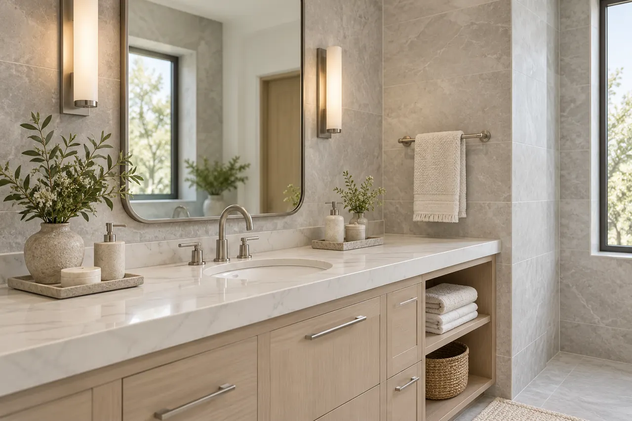 bathroom remodeling concept · Coppell