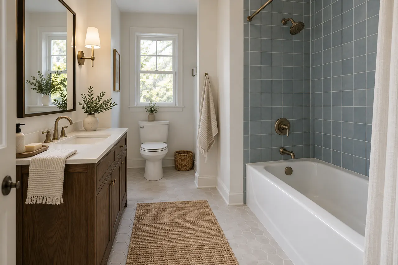 bathroom remodeling concept · Coppell