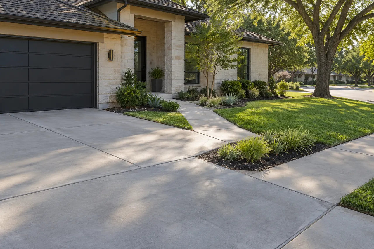 concrete driveways concept · Dallas