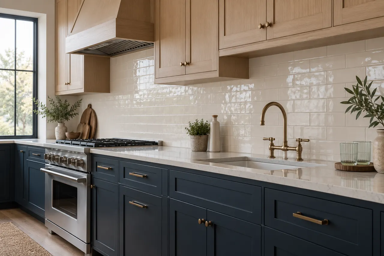 backsplash installation concept · DeSoto