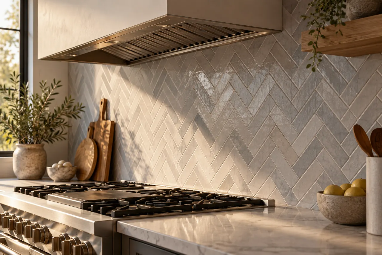 backsplash installation concept · DeSoto