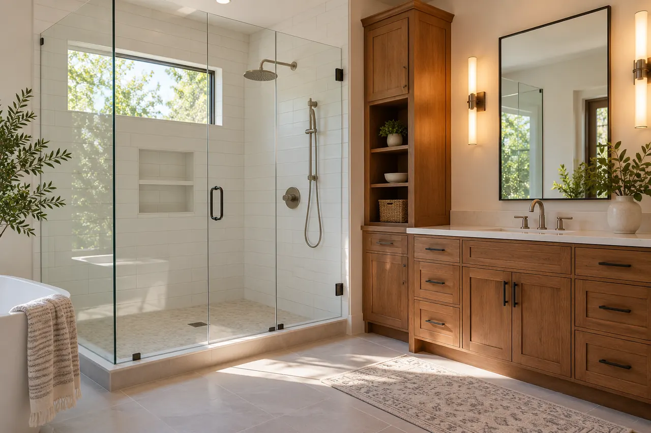 shower remodeling concept · DeSoto