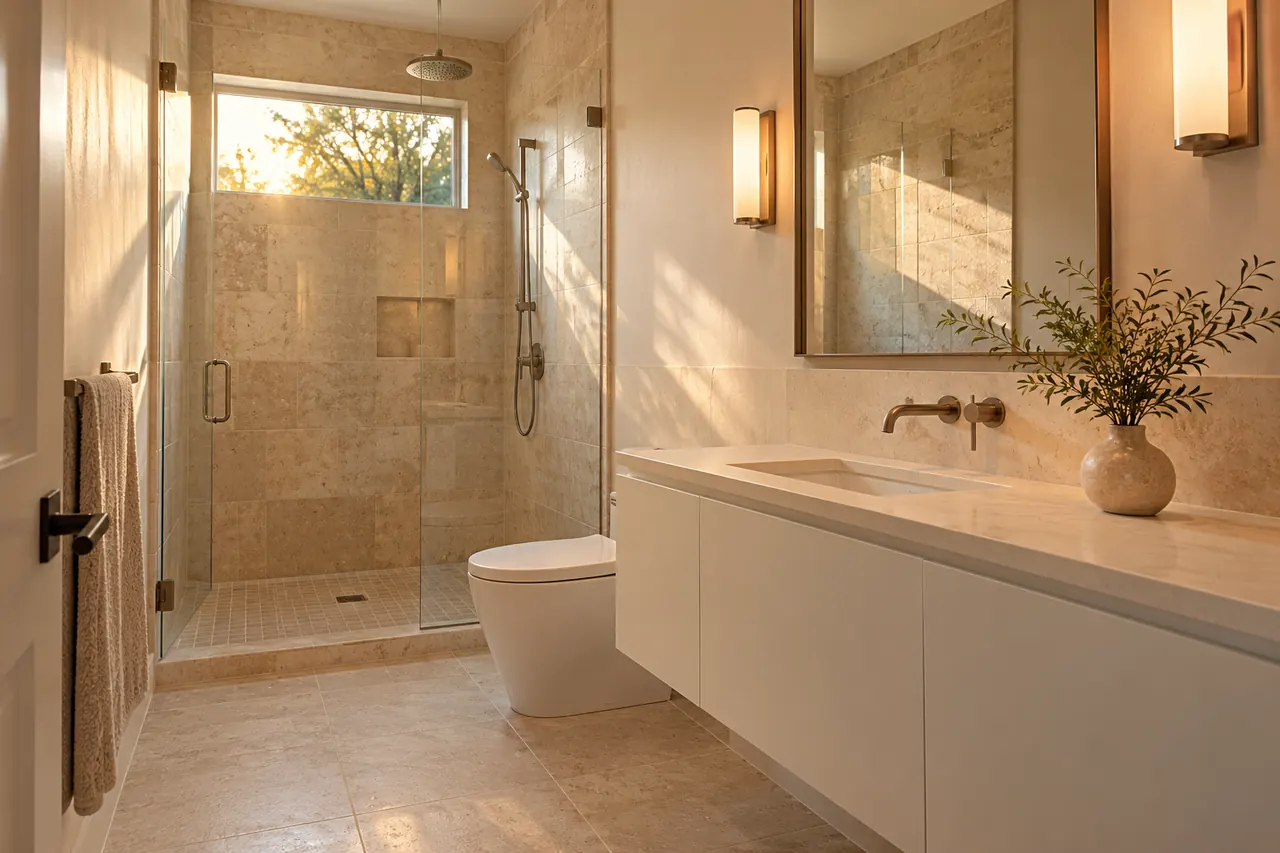 shower remodeling concept · DeSoto