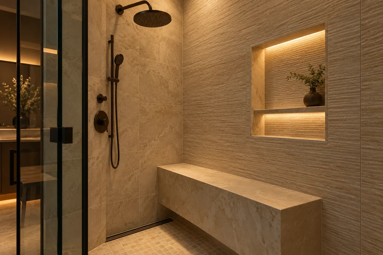 shower remodeling concept · Duncanville