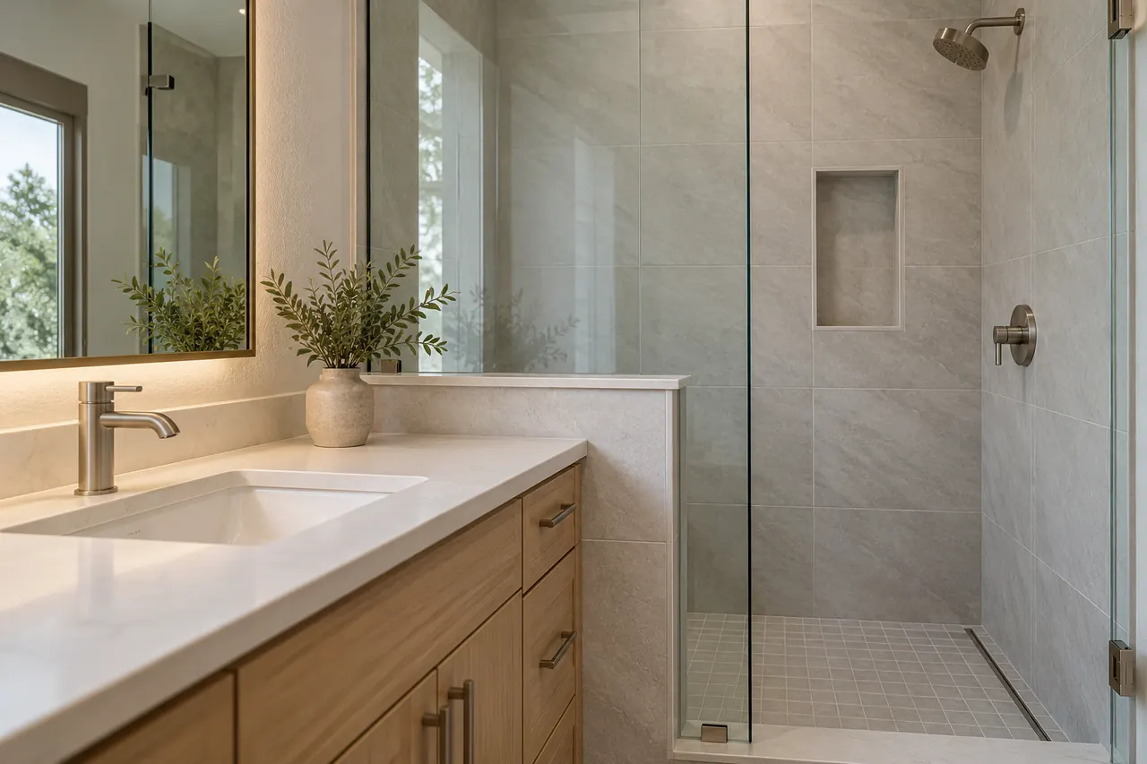 shower remodeling concept · Duncanville
