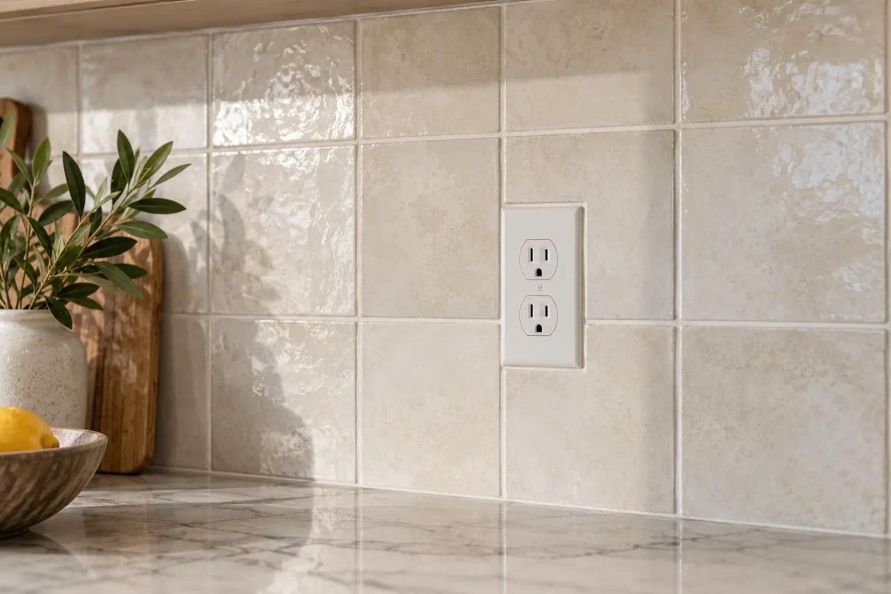 backsplash installation concept · Euless