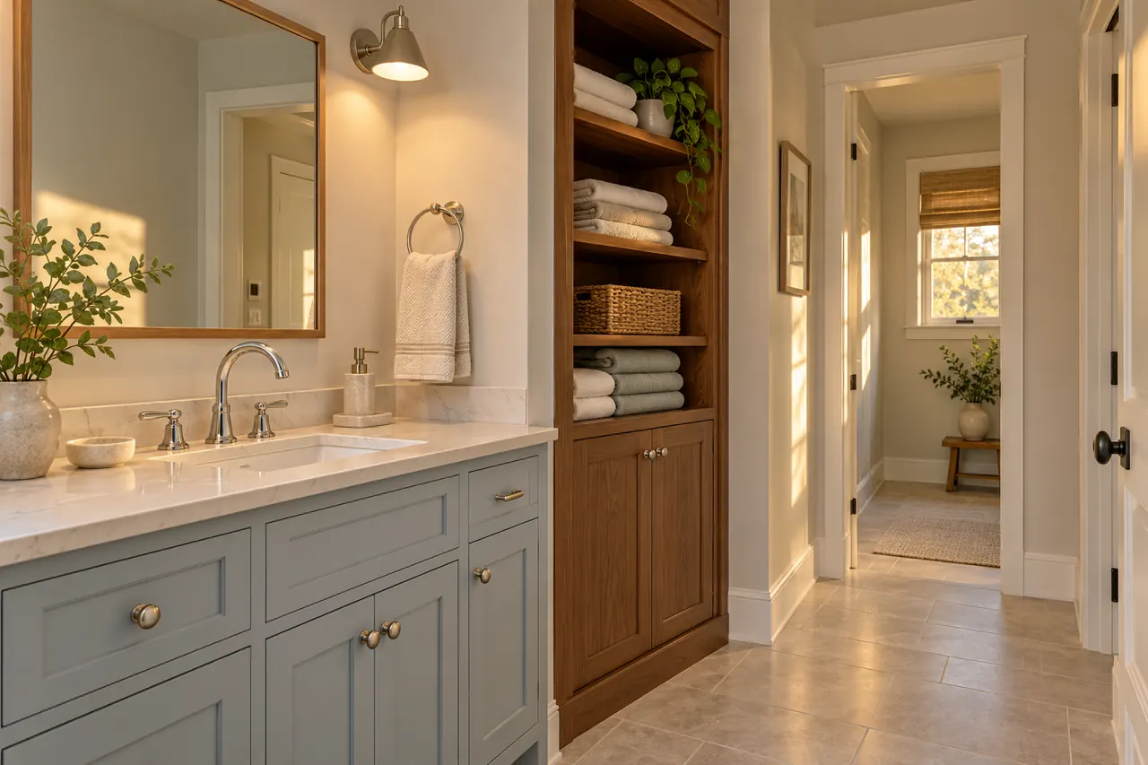 bathroom remodeling concept · Euless