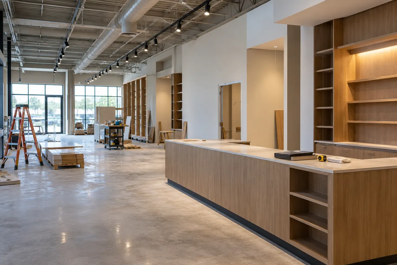 commercial construction concept · Euless