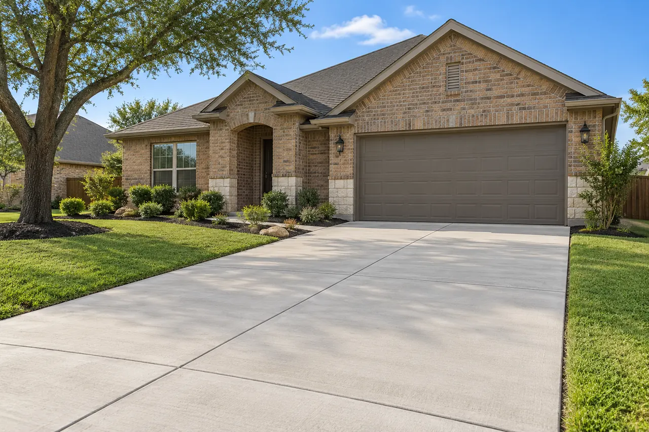concrete driveways concept · Euless