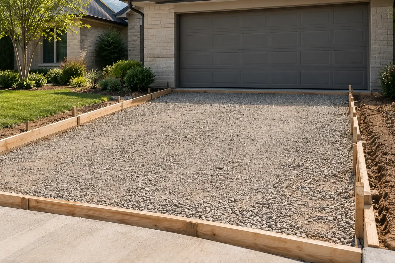 concrete driveways concept · Euless