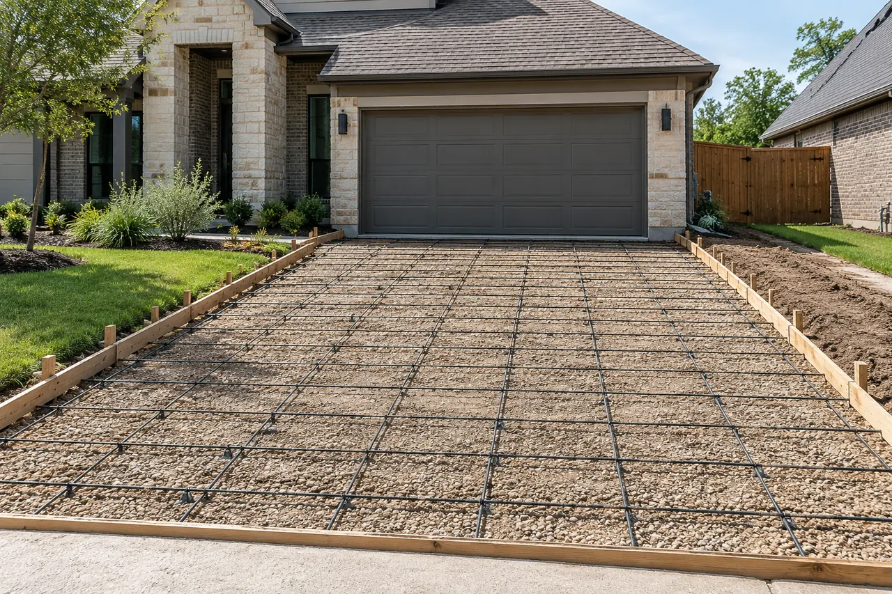 concrete driveways concept · Euless