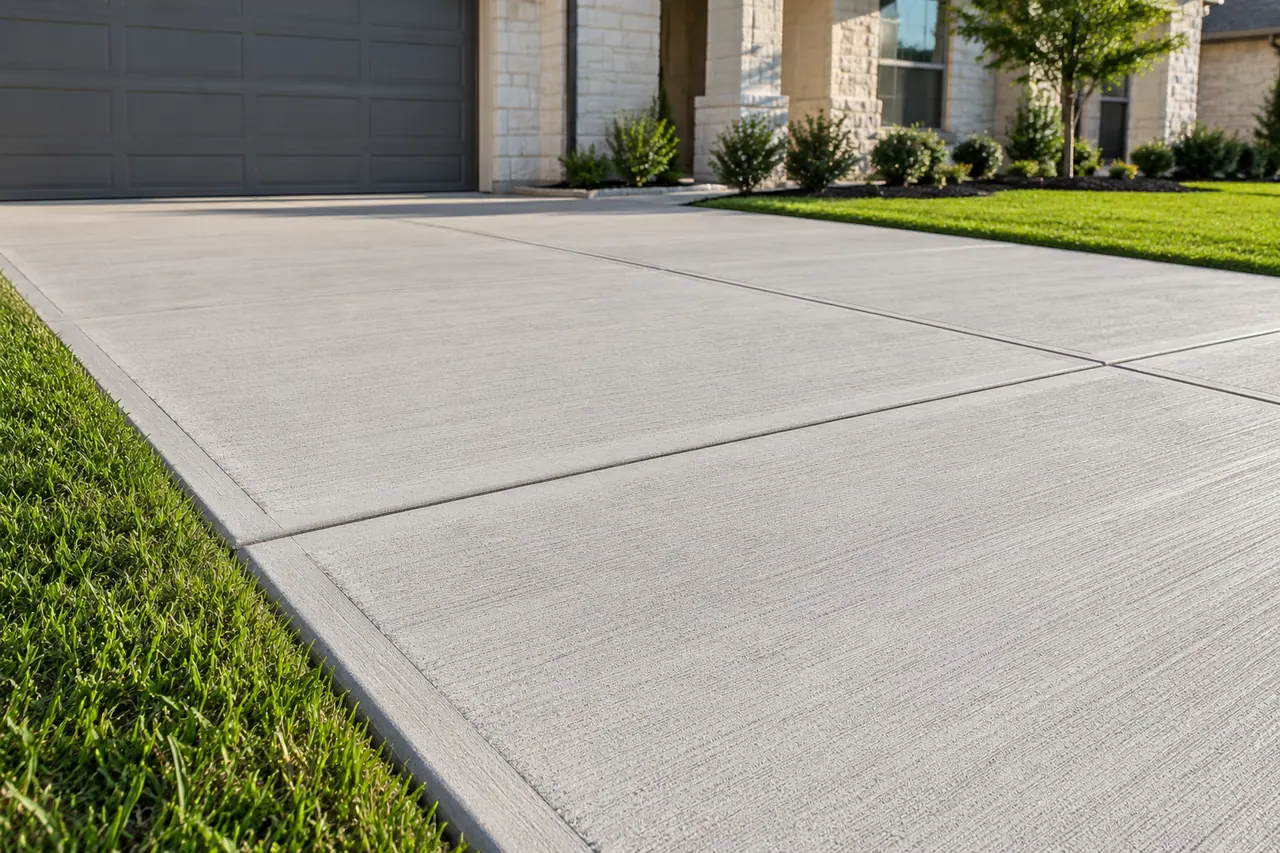 concrete driveways concept · Euless