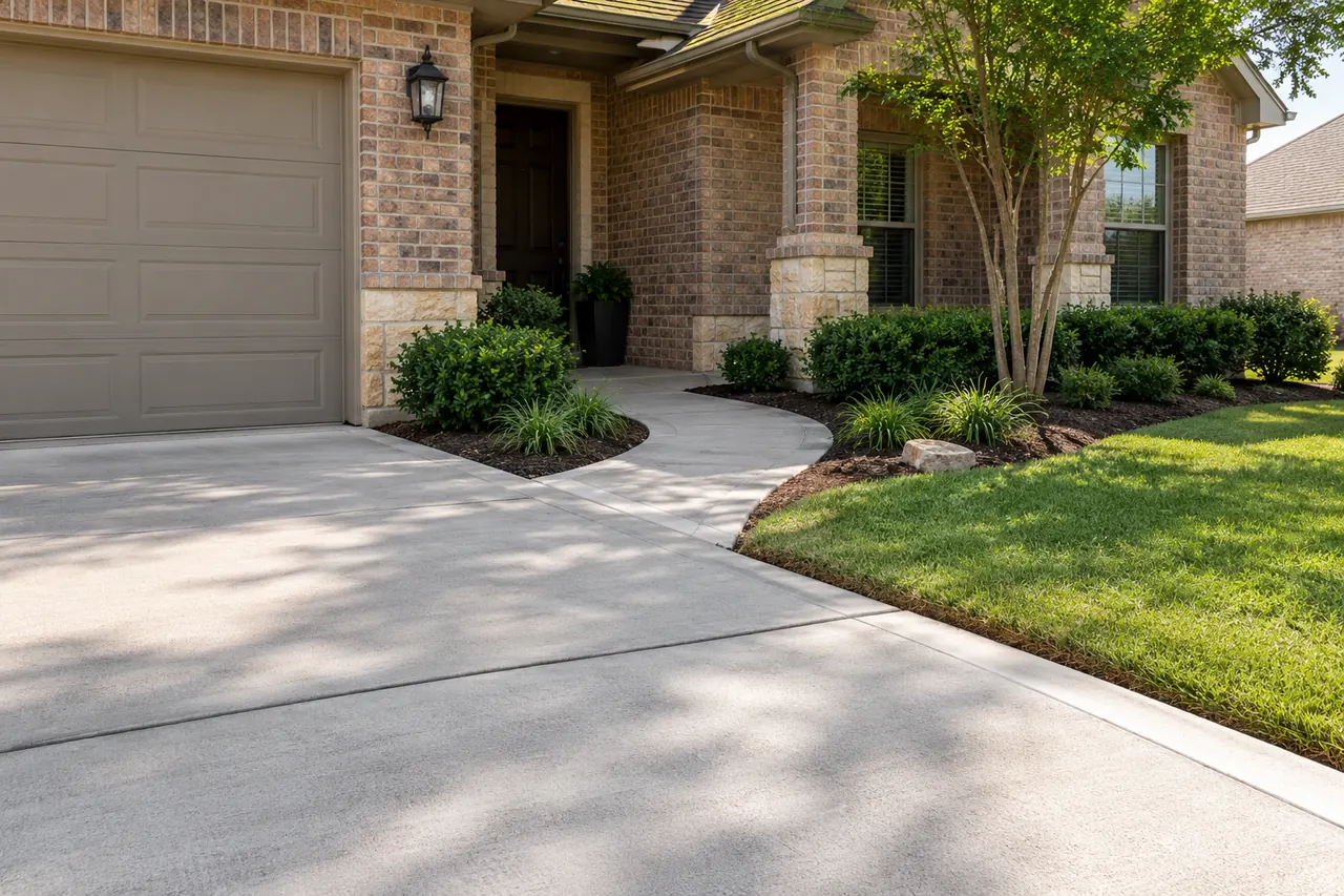 concrete driveways concept · Euless