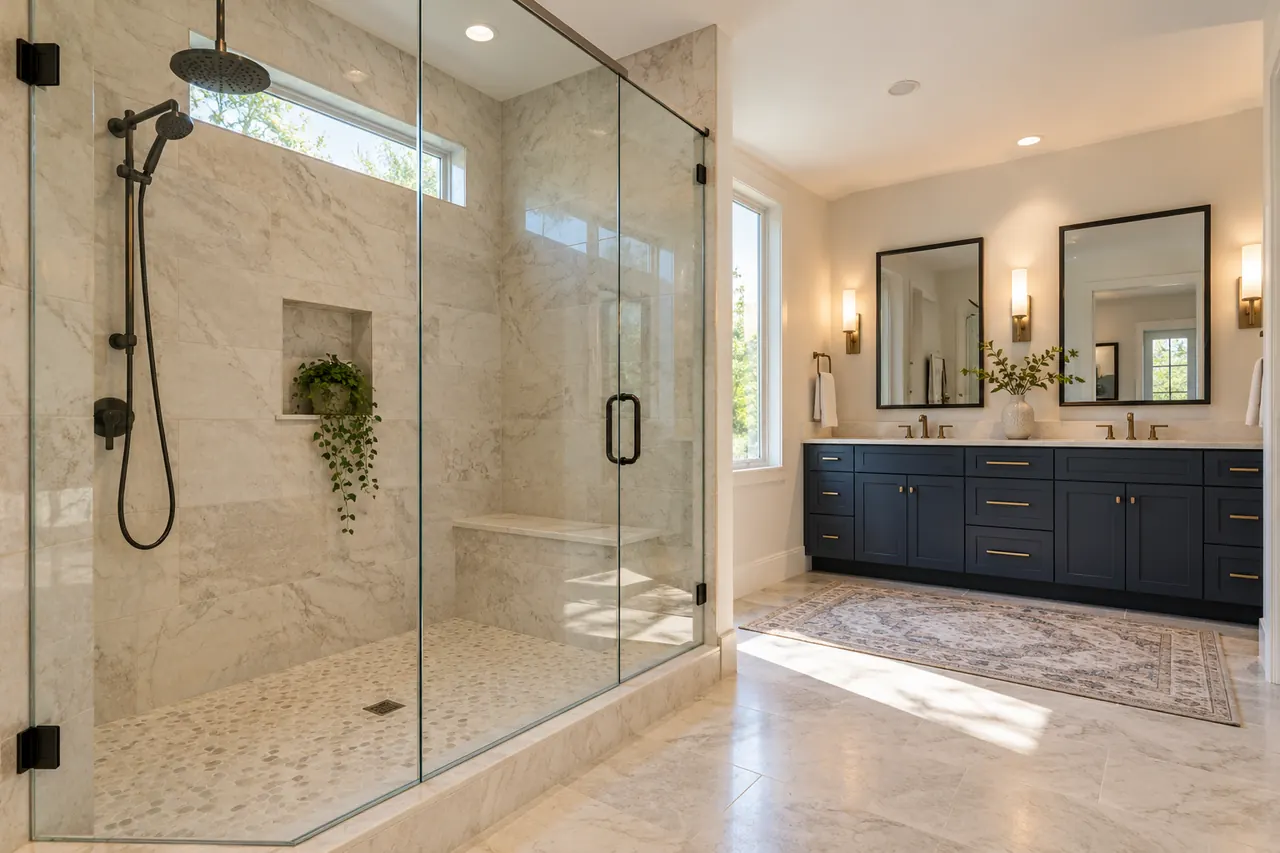 shower remodeling concept · Euless