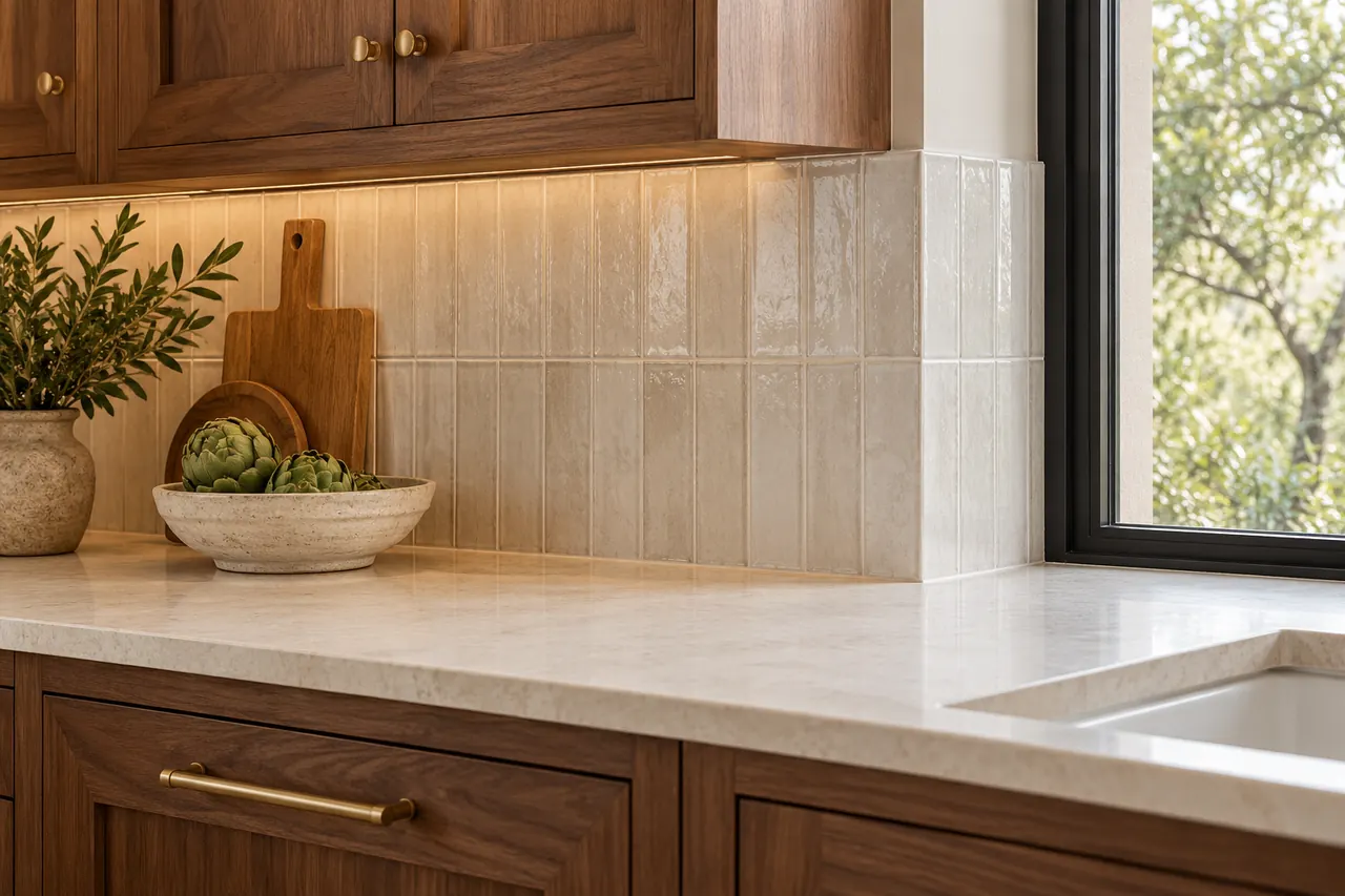 backsplash installation concept · Farmers Branch