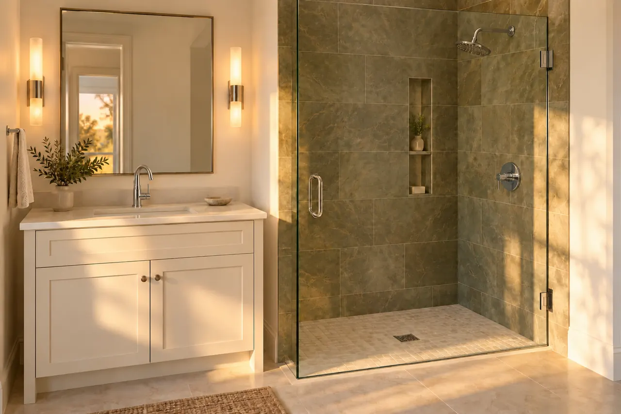 bathroom remodeling concept · Farmers Branch