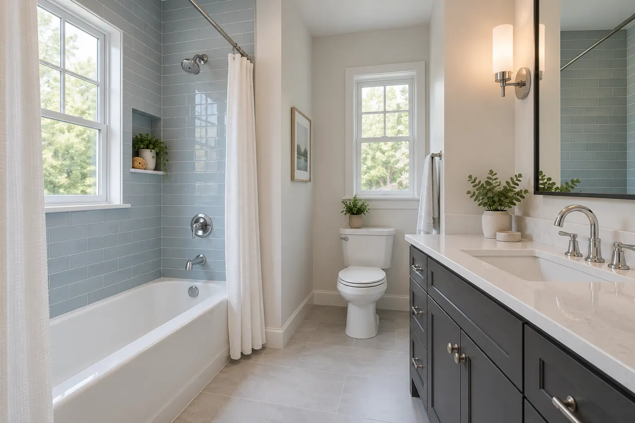 bathroom remodeling concept · Farmers Branch