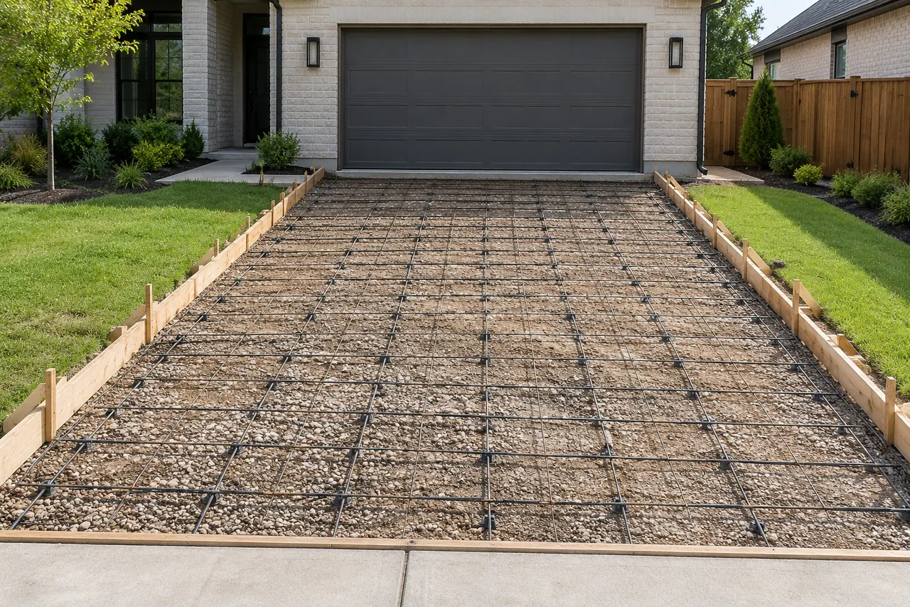 concrete driveways concept · Farmers Branch