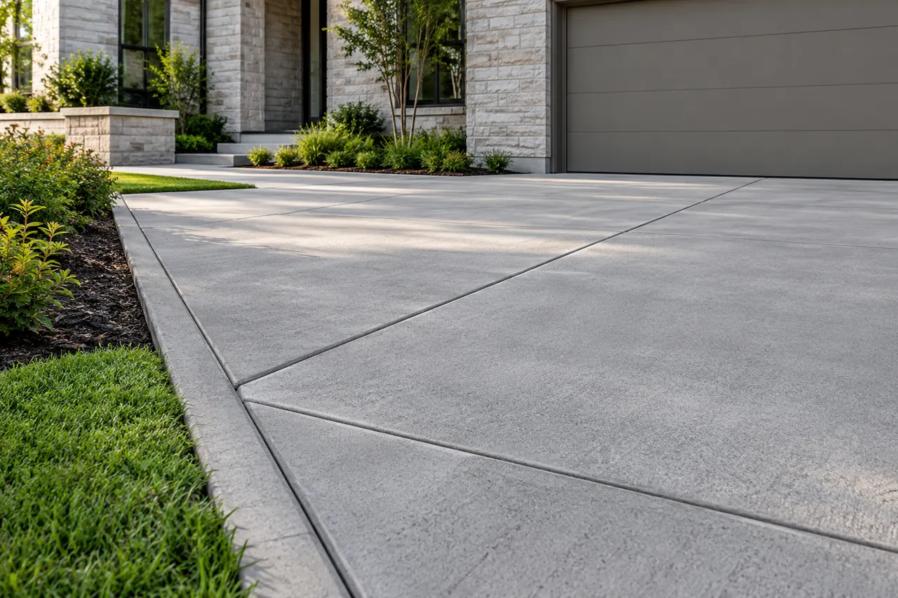 concrete driveways concept · Farmers Branch