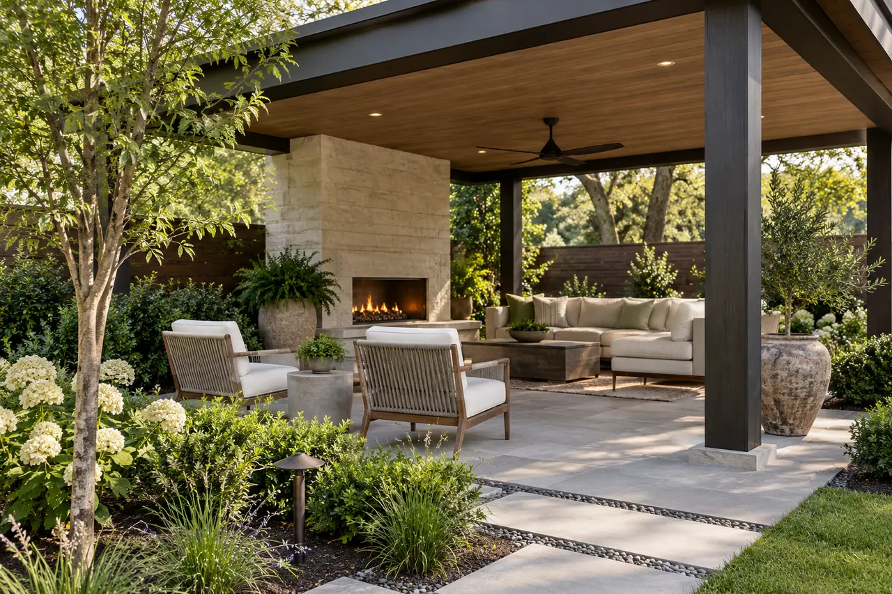 outdoor living concept · Farmers Branch