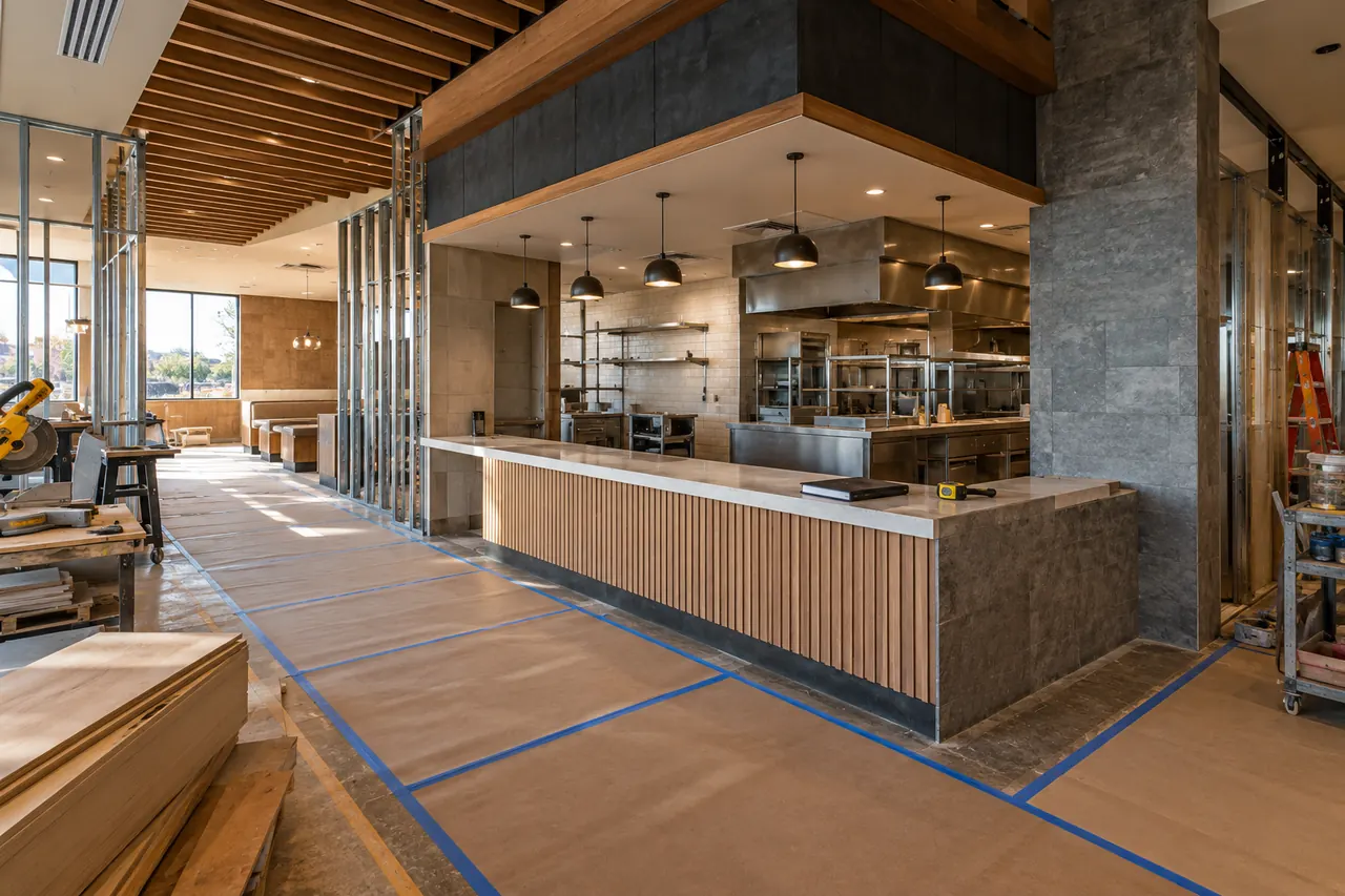 commercial construction concept · Fort Worth