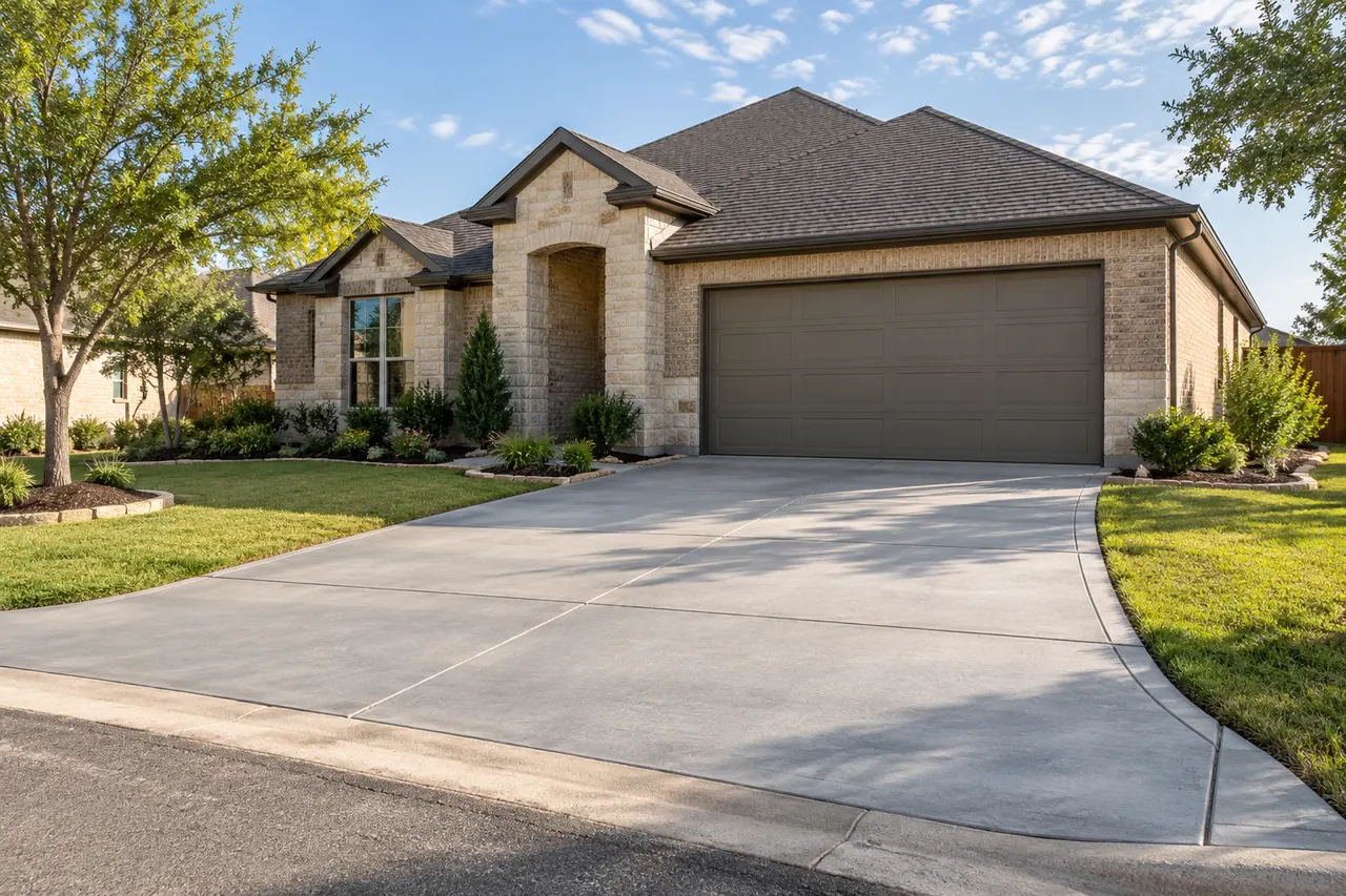 concrete driveways concept · Fort Worth