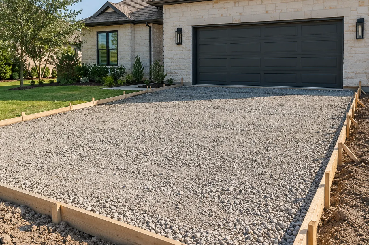 concrete driveways concept · Fort Worth