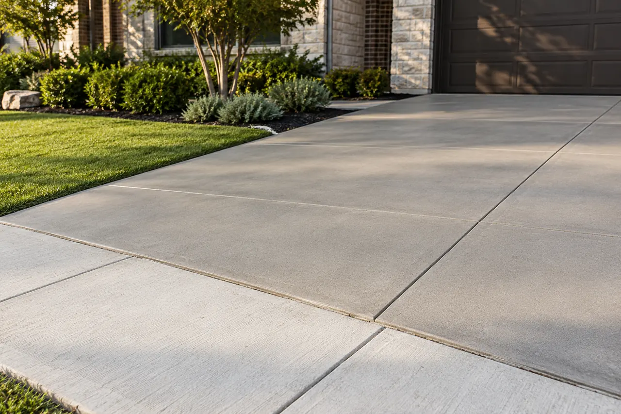 concrete driveways concept · Fort Worth