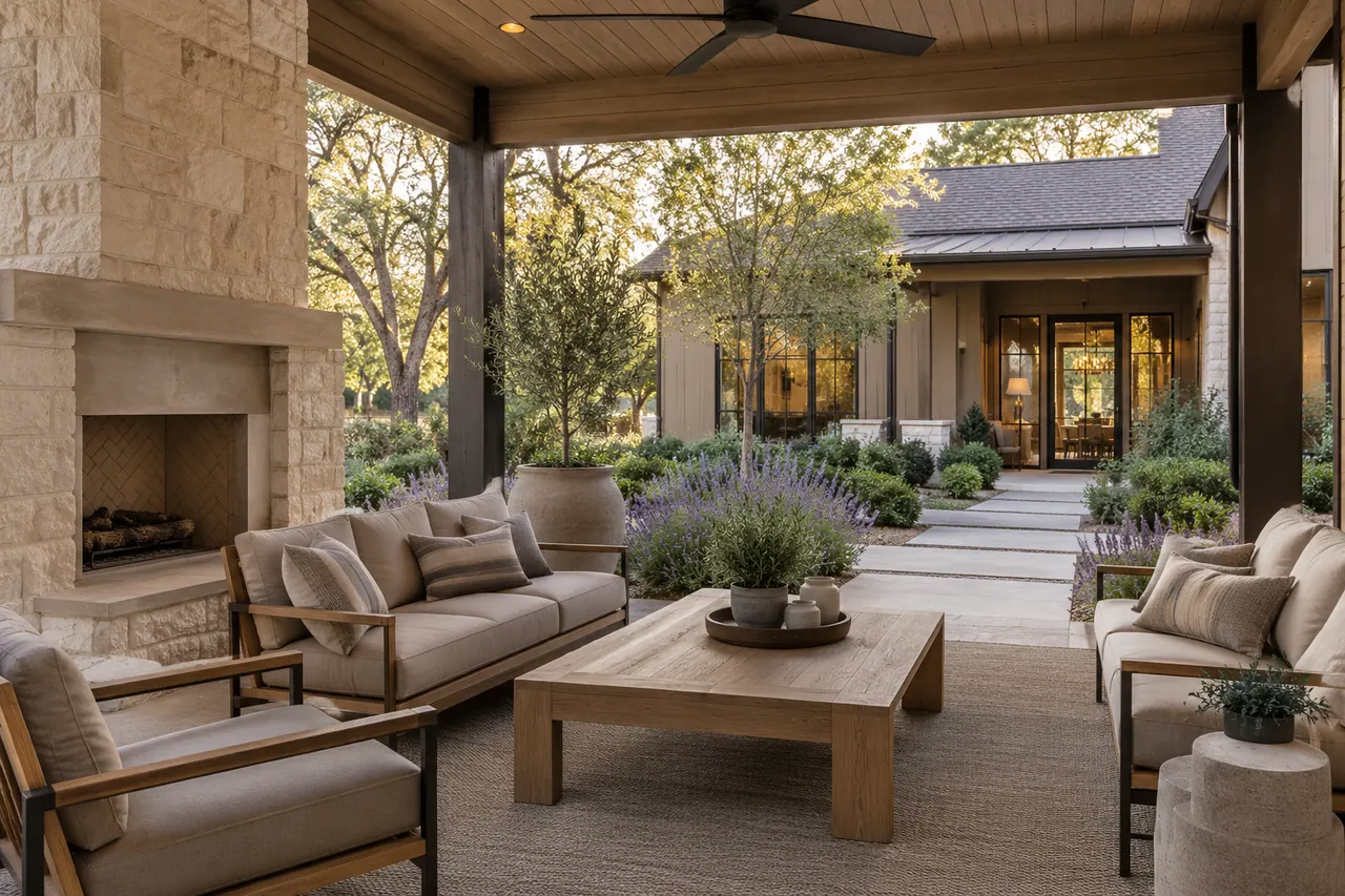 outdoor living concept · Fort Worth