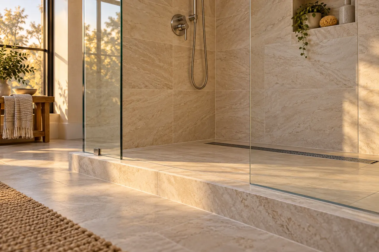 shower remodeling concept · Fort Worth