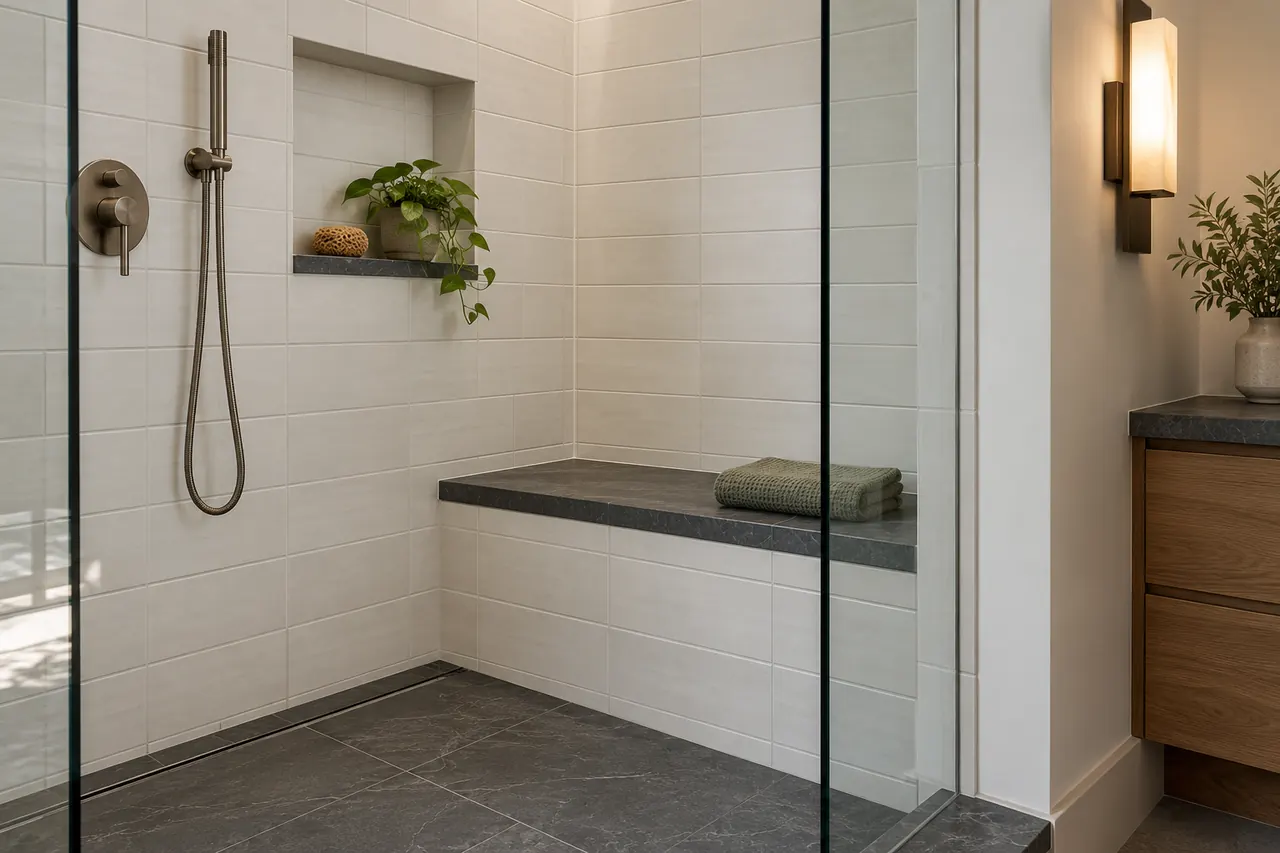 shower remodeling concept · Fort Worth