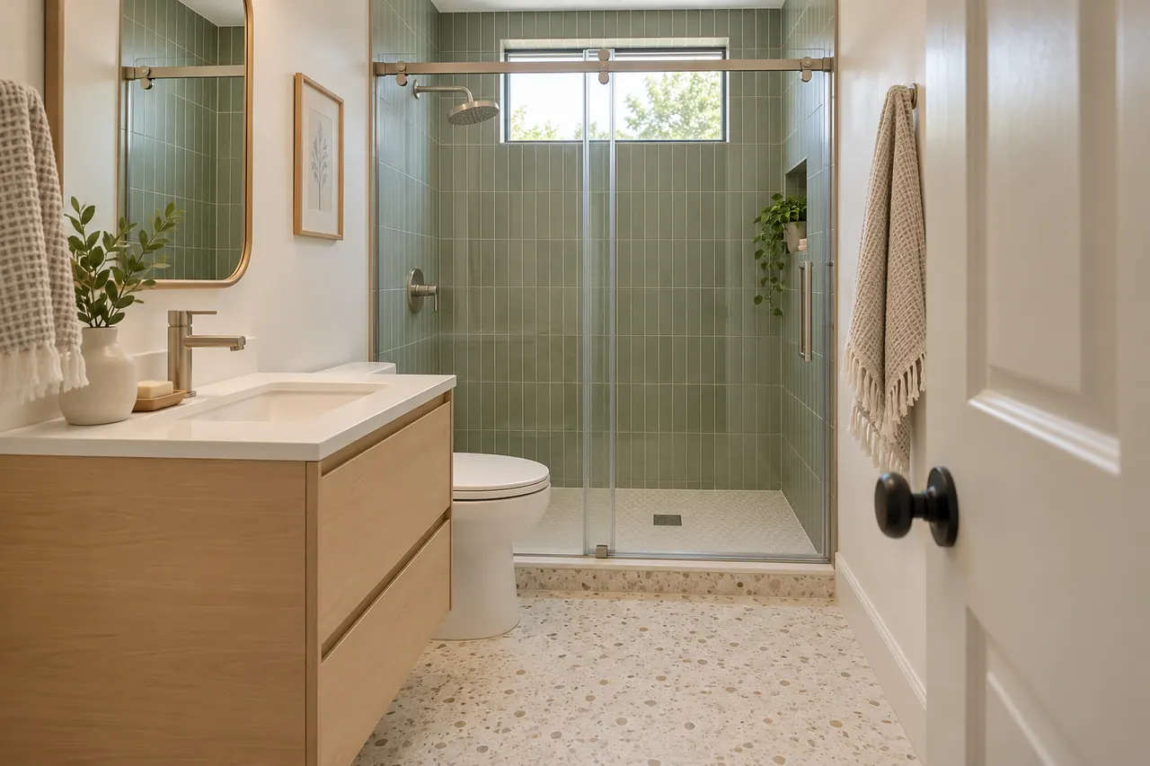 shower remodeling concept · Fort Worth