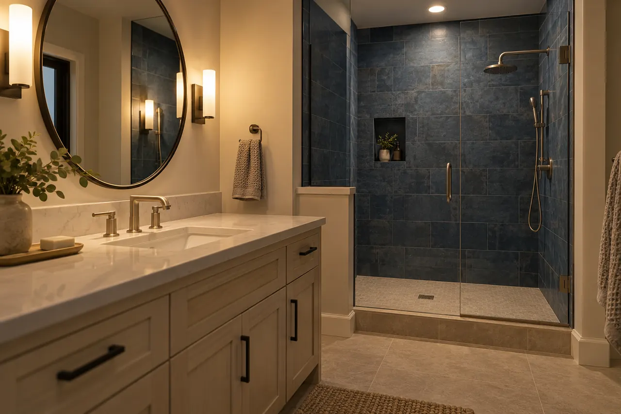 shower remodeling concept · Fort Worth