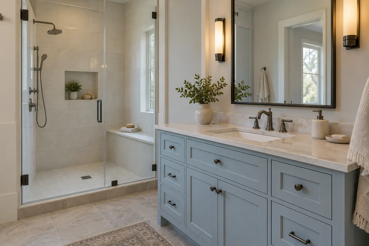 bathroom remodeling concept · Frisco